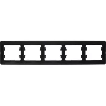 Рамка на 5 постов (шоколад) Systeme Electric Glossa GSL000805