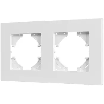 Рамка пластиковая FRM-PERIO-PL-2-WH (Arlight) 049750