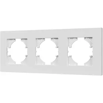 Рамка пластиковая FRM-PERIO-PL-3-WH (Arlight) 049754