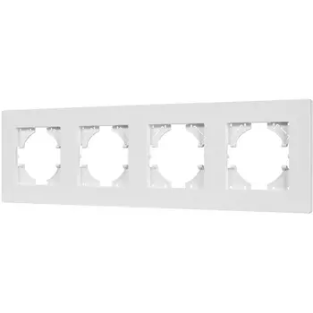 Рамка пластиковая FRM-PERIO-PL-4-WH (Arlight) 049758