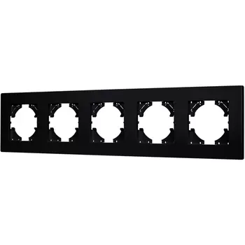 Рамка пластиковая FRM-PERIO-PL-5-BK (Arlight) 049763