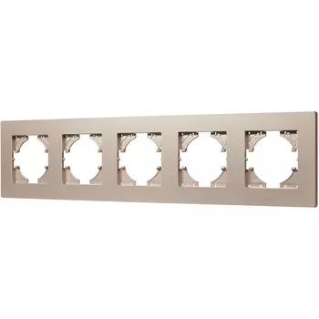 Рамка пластиковая FRM-PERIO-PL-5-GD (Arlight) 049765