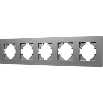 Рамка пластиковая FRM-PERIO-PL-5-GR (Arlight) 049764