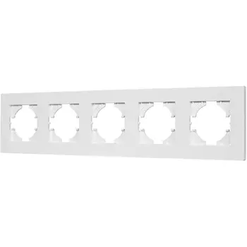 Рамка пластиковая FRM-PERIO-PL-5-WH (Arlight) 049762