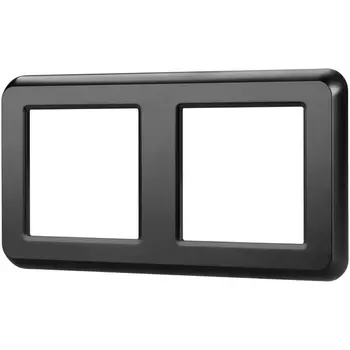 Рамка пластиковая FRM-VERSA-PL-2-BK (Arlight) 043778