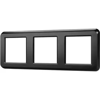 Рамка пластиковая FRM-VERSA-PL-3-BK (Arlight) 043784