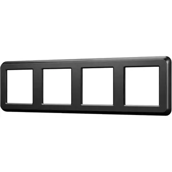 Рамка пластиковая FRM-VERSA-PL-4-BK (Arlight) 045188