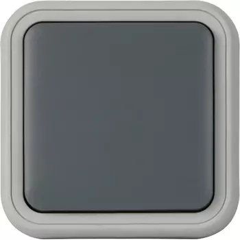 Рамка с клавишей для скрытой установки переключателя одиночный, цвет серый, IP55, серия W55 Donel W55 DIP60640