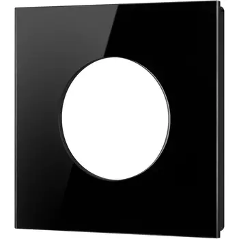 Рамка стеклянная FRM-GLARE-GC-1-BK (Arlight) 043833