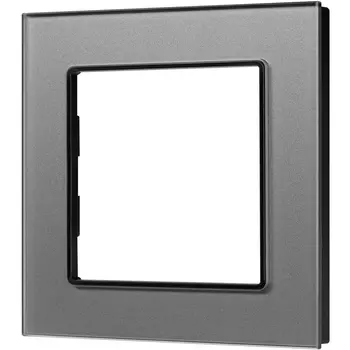 Рамка стеклянная FRM-GLARE-GS-1-GR (Arlight) 043788