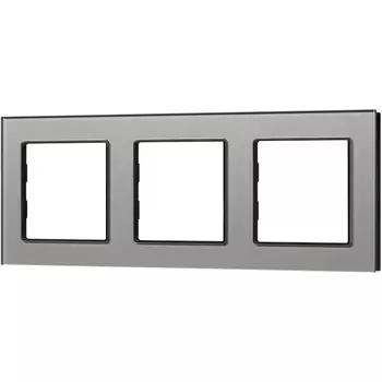 Рамка стеклянная FRM-GLARE-GS-3-GR (Arlight) 043801