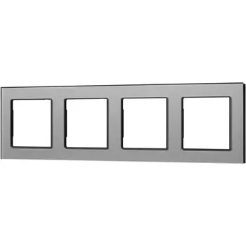 Рамка стеклянная FRM-GLARE-GS-4-GR (Arlight) 043804