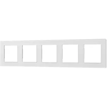 Рамка стеклянная FRM-GLARE-GS-5-WH (Arlight) 043805