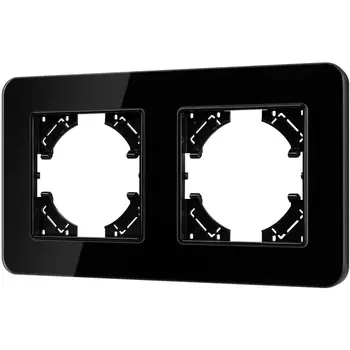 Рамка стеклянная FRM-OMALI-GS-2-BK (Arlight) 049693