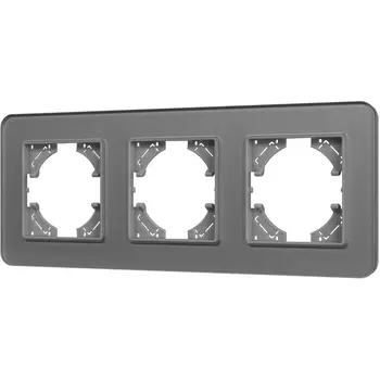 Рамка стеклянная FRM-OMALI-GS-3-GR (Arlight) 049698