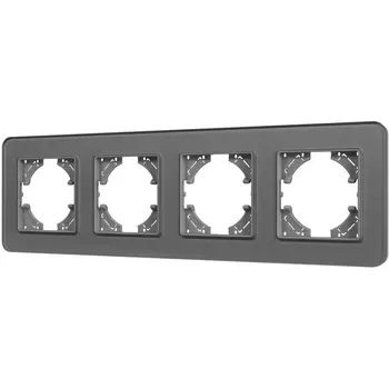 Рамка стеклянная FRM-OMALI-GS-4-GR (Arlight) 049702