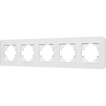 Рамка стеклянная FRM-OMALI-GS-5-WH (Arlight) 049704