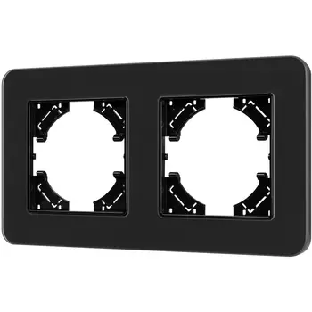 Рамка стеклянная FRM-OMALI-SFGS-2-BK (Arlight) 049709