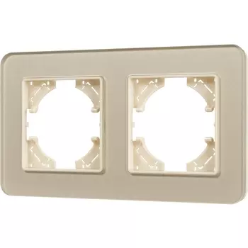 Рамка стеклянная FRM-OMALI-SFGS-2-GD (Arlight) 049711