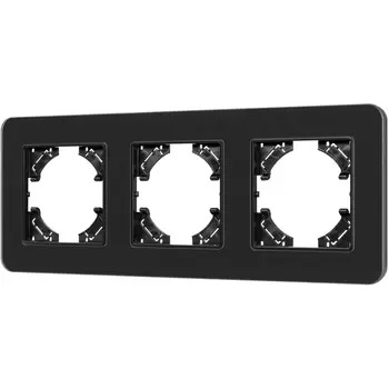 Рамка стеклянная FRM-OMALI-SFGS-3-BK (Arlight) 049713
