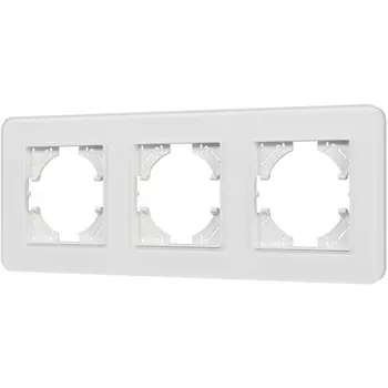 Рамка стеклянная FRM-OMALI-SFGS-3-WH (Arlight) 049712