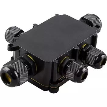 Распределительная коробка (черный) Stekker 49189