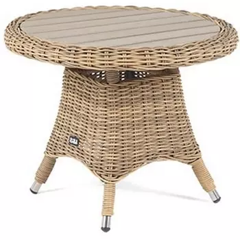 "Равенна" кофейный стол из искусственного ротанга, цвет соломенный 4SIS арт.УТ-00000535