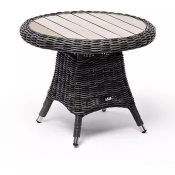 "Равенна" кофейный стол из искусственного ротанга, цвет графит 4SIS арт.УТ-00001063