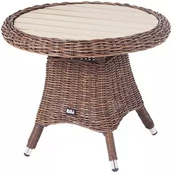 "Равенна" кофейный стол из искусственного ротанга, цвет коричневый 4SIS арт.УТ-00001775