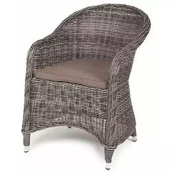 "Равенна" плетеное кресло из искусственного ротанга, цвет графит 4SIS арт.УТ-00001084