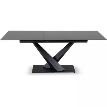 Раздвижной обеденный стол Montel ОГОГО Обстановочка! (Керамика/Черный) арт.926802