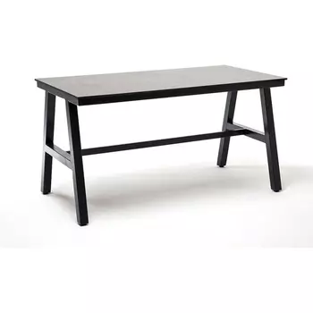 "Рио" стол из HPL 140х70см, H75, цвет столешницы "серый гранит" 4SIS арт.УТ-00005742
