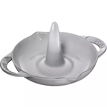 Ростер для курицы вертикальный, 24 см, серый графит 1200018 Staub