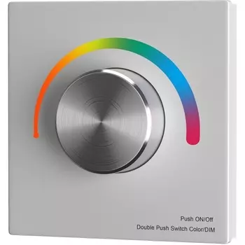 Роторная панель управления RF трехканальное 12-48VDC RGB Maytoni 711027