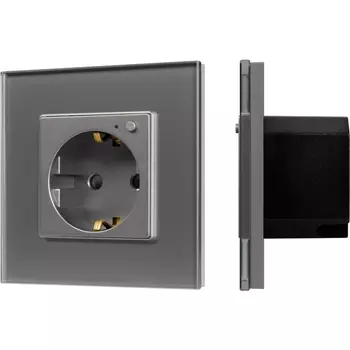 Розетка электрическая с Zigbee управлением SCT-OMALI-EUZB1-PL-GR (240V, 16A, Zigbee) (Arlight) 050101