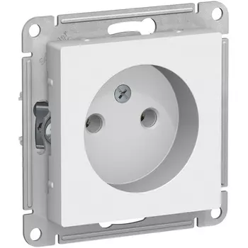 Розетка без заземления (белый) Systeme Electric AtlasDesign ATN000141