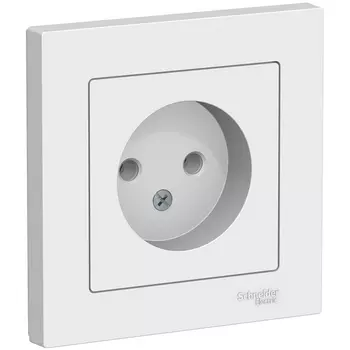 Розетка без заземления (белый) Systeme Electric AtlasDesign ATN000140