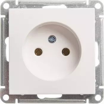 Розетка без заземления (белый) Systeme Electric W59 RS16-153-1-86