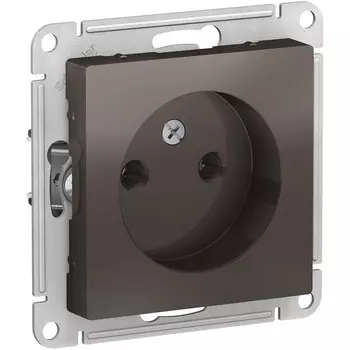 Розетка без заземления (мокко) Systeme Electric AtlasDesign ATN000641