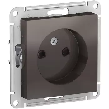 Розетка без заземления (мокко) Systeme Electric AtlasDesign ATN000649
