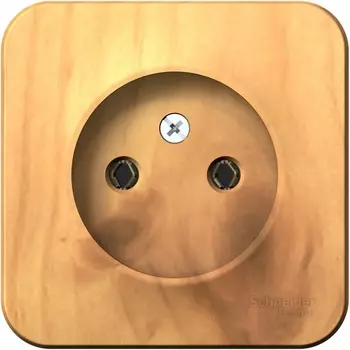 Розетка без заземления (ясень) Systeme Electric Blanca BLNRA000105