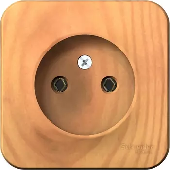 Розетка без заземления (ясень) Systeme Electric Blanca BLNRA000115