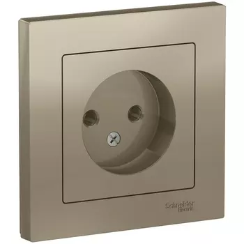 Розетка без заземления (шампань) Systeme Electric AtlasDesign ATN000540