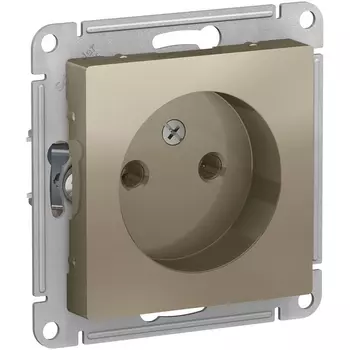 Розетка без заземления (шампань) Systeme Electric AtlasDesign ATN000541