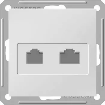 Розетка двойная Ethernet RJ-45 (белый) Systeme Electric W59 RSI-251KK5E-1-86