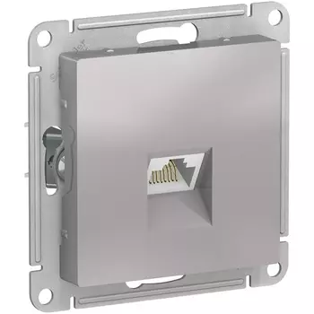 Розетка Ethernet RJ-45 (алюминий) Systeme Electric AtlasDesign ATN000383