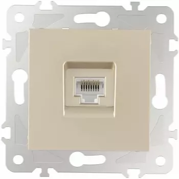 Розетка Ethernet RJ-45 Arte Milano am-203 203.45-1.shampan