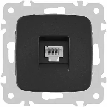 Розетка Ethernet RJ-45 Arte Milano am-205 205.45-1.black