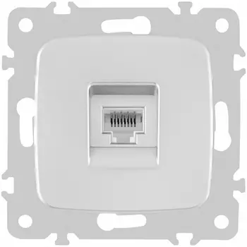 Розетка Ethernet RJ-45 Arte Milano am-205 205.45-1.silver