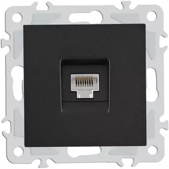 Розетка Ethernet RJ-45 Arte Milano am-206 206.45-1.black